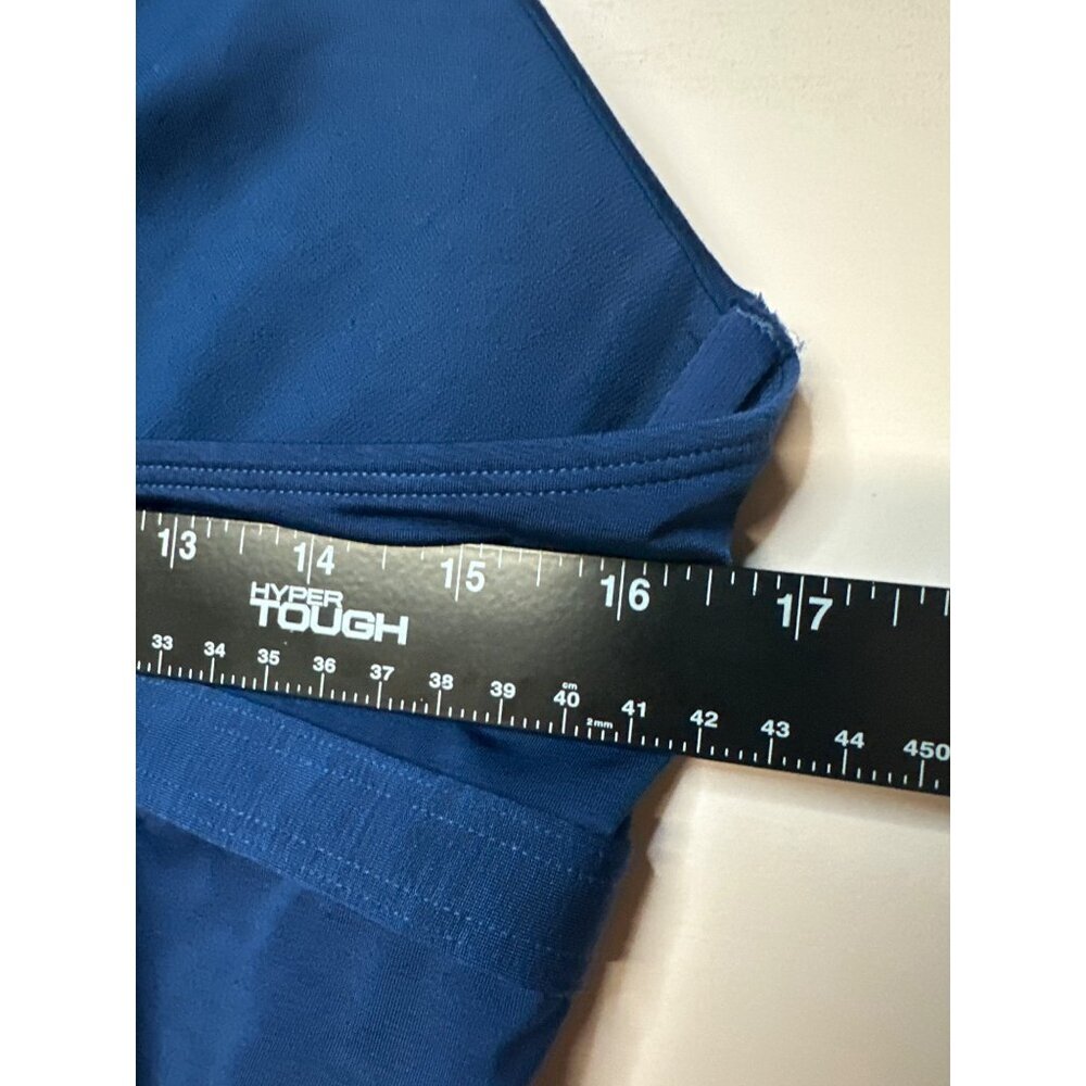 Athleta Cami Tank Top XL Blue Lightly Padded Babydoll Activewear Yoga Lounge - Picture 8 of 8